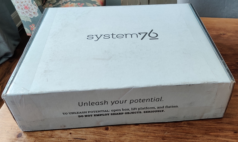 System76 sealed box