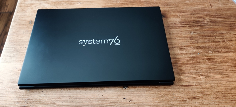 System76 Lemur Pro with lid closed
