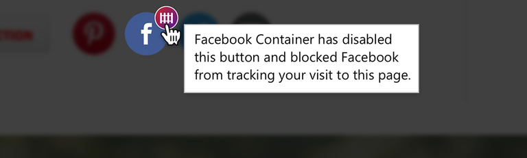 Facebook Share Button Blocked