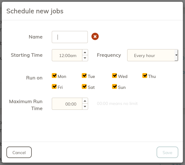 Creat a Schedule in Duplicacy