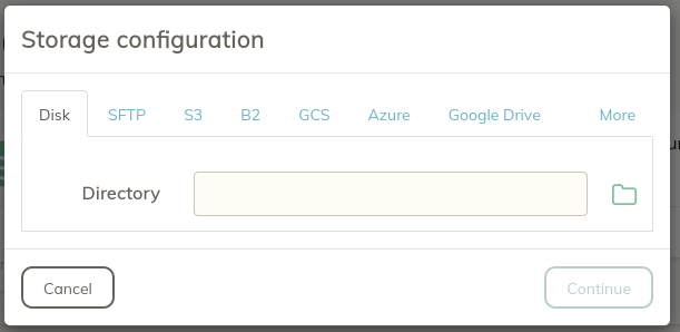 Duplicacy Storage Selection