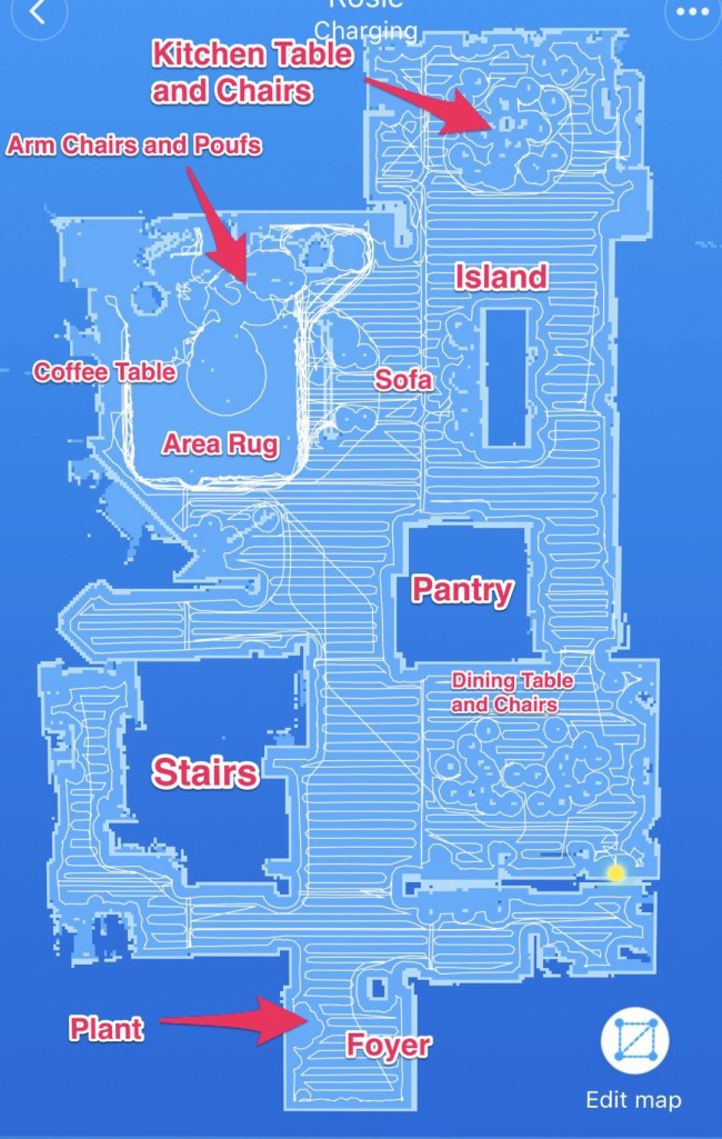 Annotated Floor Map
