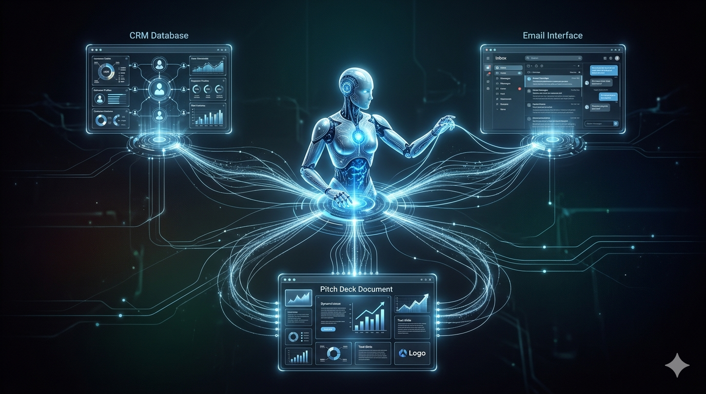 AI Agent controlling various systems